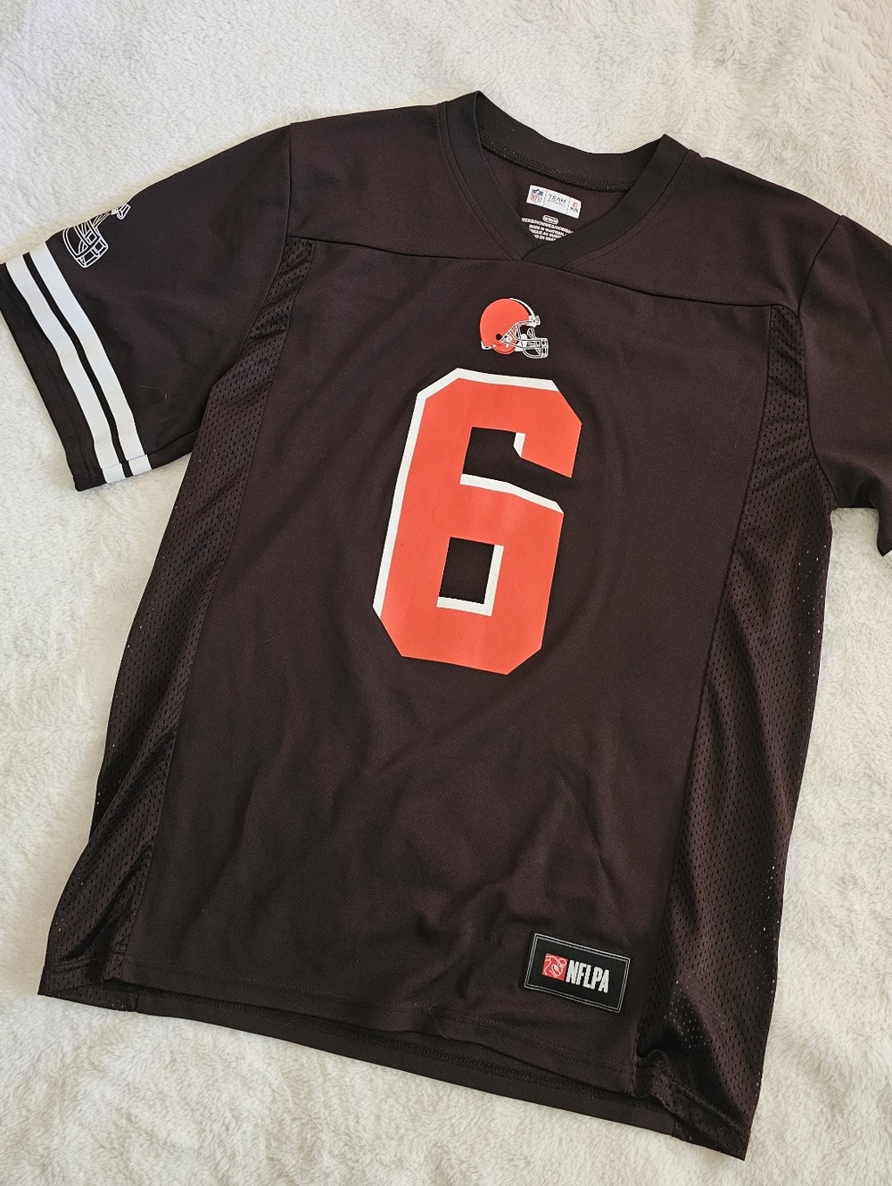 Baker Mayfield #6 Jersey NFL Team Apparel Men's Size M Cleveland Browns NFLPA